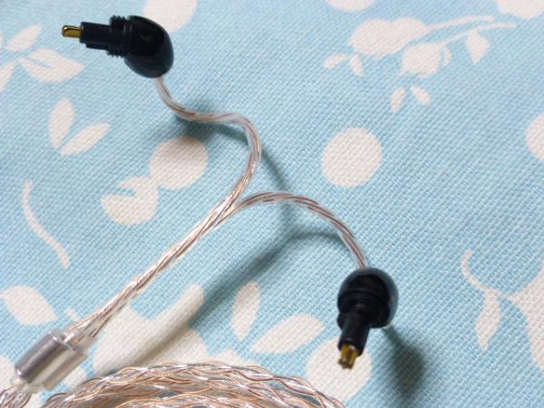 SONY MDR EX1000 EX800ST OFC Braided 7550 EX600 Cable, Silver-plated + PureOCC, 8-core, 2. 5mm 4-pole, L-shaped, (Customization )