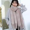 Women's Imitation Cashmere Scarf - Autumn/Winter British Plaid, Thick, Warm, Fashionable Shawl