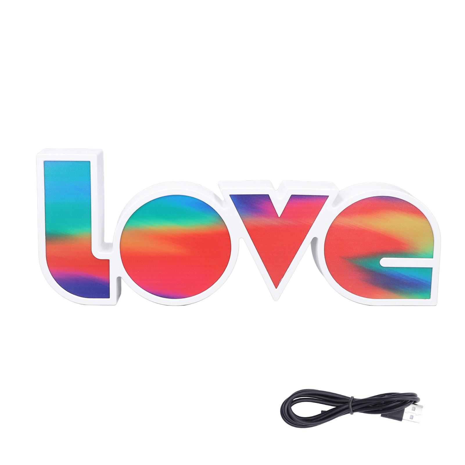 

Ночной светильник Love Letter, подвесная декоративная настольная светодиодная неоновая лампа для свадебной вечеринки, спальни Rendering