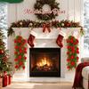 Vine Decoration Xmas Artificial Flower Vine Christmas Fake Plants Vine  Wedding Decorative