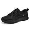 High Quality Men's Casual Leather Sneakers Flat Shoe Antiskid Walking Shoe