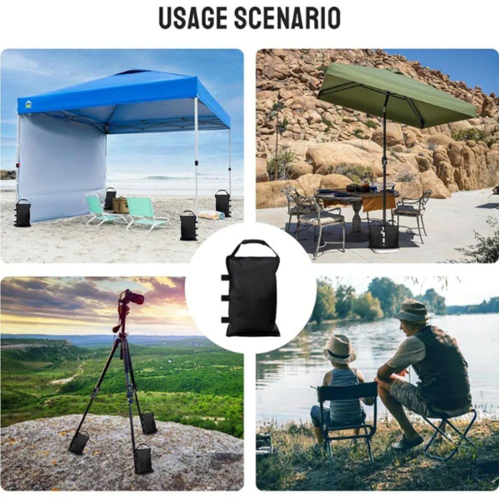 Wind Resistance Sand Bags Oxford Fabric Tent Weights Portable Canopy Anchor  Carport