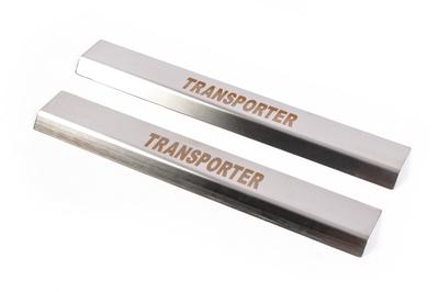 Door Sills Carmos V1 (2 Pcs, Stainless Steel) for Volkswagen T5 Transporter 2003-2010