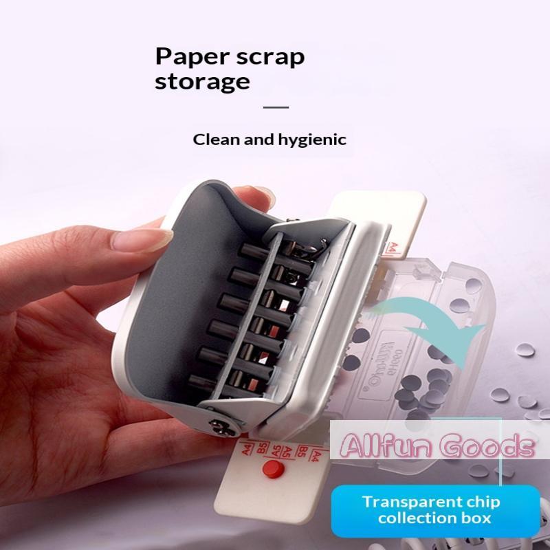 [TG835]Kw-Trio 6 Hole Hole Puncher 6mm Round Holes Suitable For A4 A5 And B5 Loose Leaf Notebooks Binding Paper
