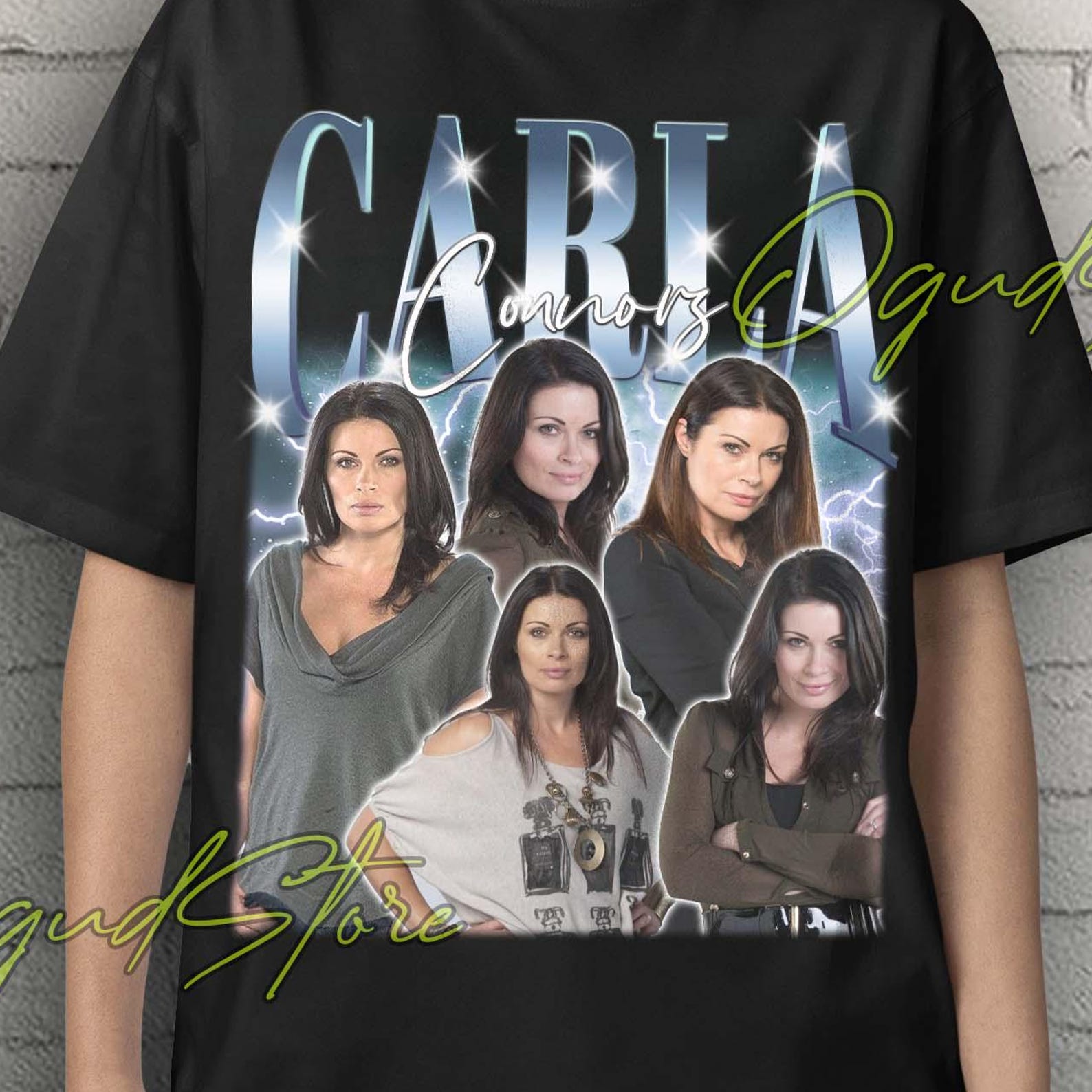 Carla Connor Retro Collage T-Shirt, Unisex Graphic Tee 3XL