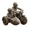 3D Printed Sitting Skeleton Statue Halloween Indoor Decor Figurines Mini Skull Figurine Home