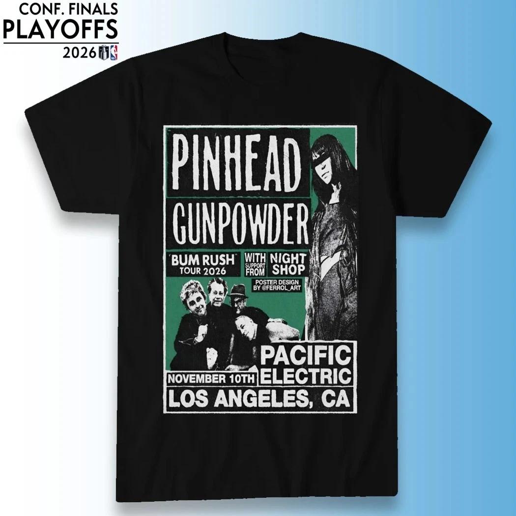 Футболка Pinhead Gunpowder 10 ноября 2026 Pacific Electric в ЛА S