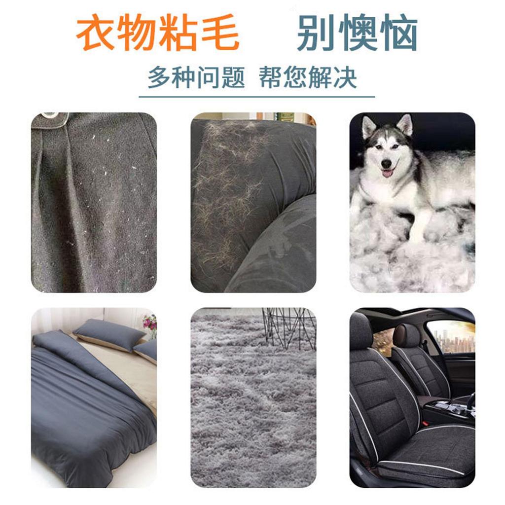 Lint Brush and Pet Hair Remover for Laundry, Clothes, Couches, Car Seats, Furniture and Fabric, Reusable Hair Removal Brush, Double-Sided Lint Roller