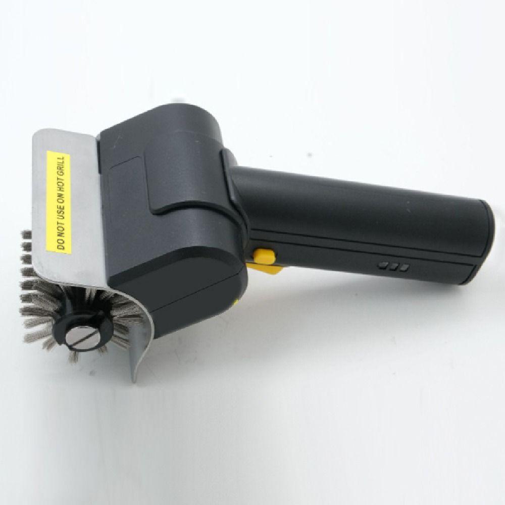 Spazzola Elettrica in Acciaio Inossidabile per Griglia Portatile Pennello Pulitore a Rullo per Griglia Cottura all'Aperto