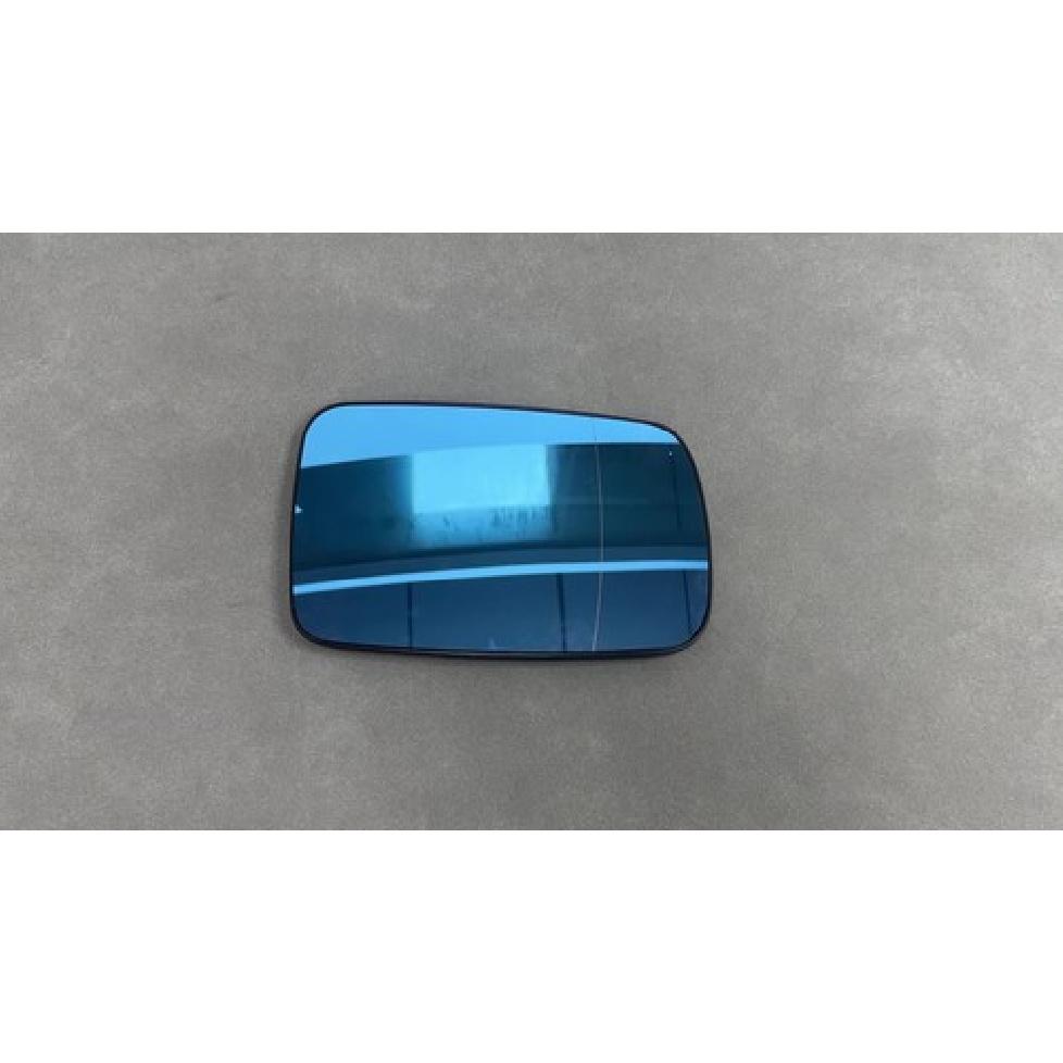 L+R Side Door Mirror Glass Heated Blue Tinted for BMW 325Ci 330Ci 745i 750i 760i