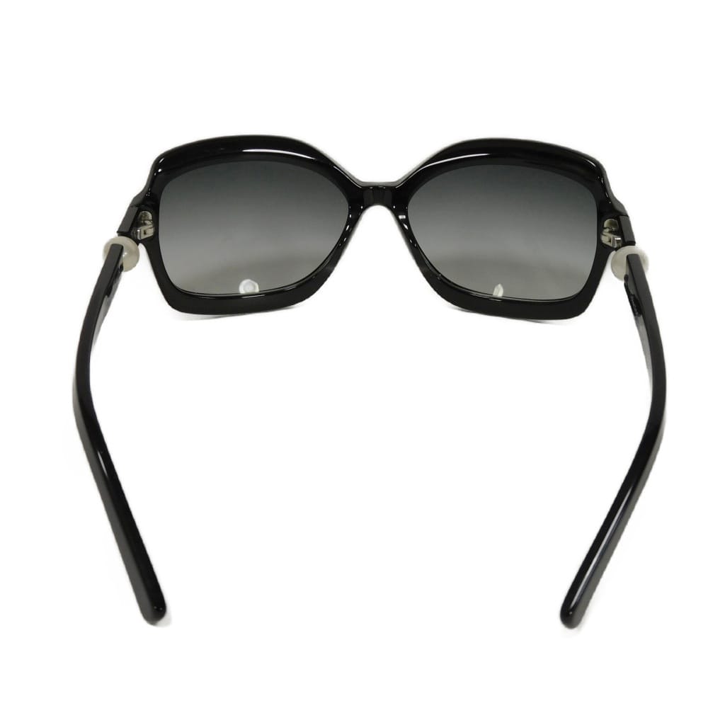 Used COCO Mark Pearl Square Shape Eyewear 5132HA c.501/3C 7968 Logo CC Mark Black Gradient 10097 Women's from Japan