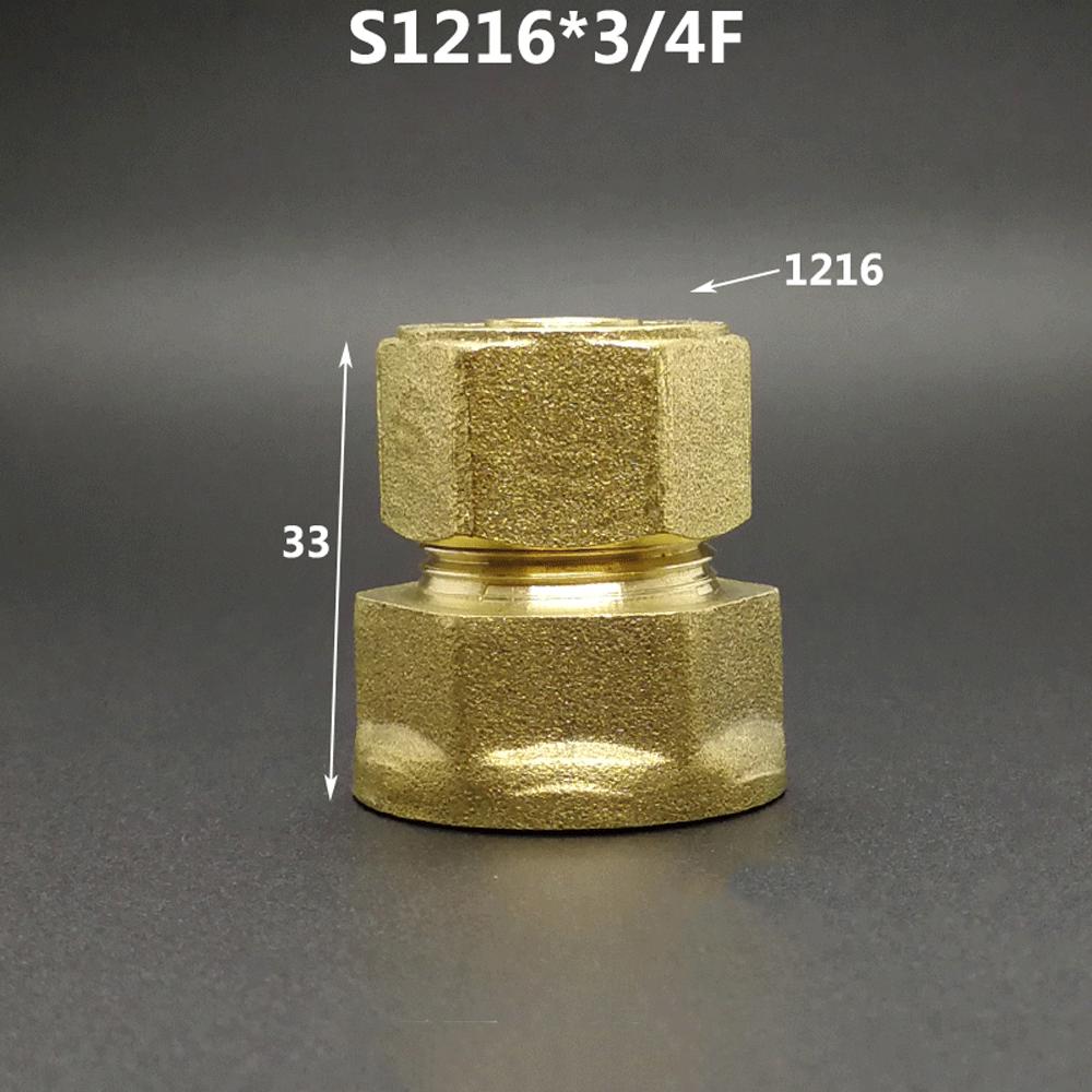 DN15 DN20 Male/Female Thread Straight Pex Pipe 1216/1418/1620/2026/2632 Fitting Aluminum Plastic Pipe Fittings