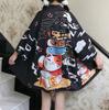 New Digital Printed Japanese Harajuku Kimono Robe Poncho Pajama Cardigan
