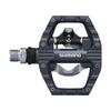 Pedales Shimano Trekking Un lado pedales de clip Negro PD-EH500 (SPD) - SPD/Uno plano, SM-SH56 incluido,