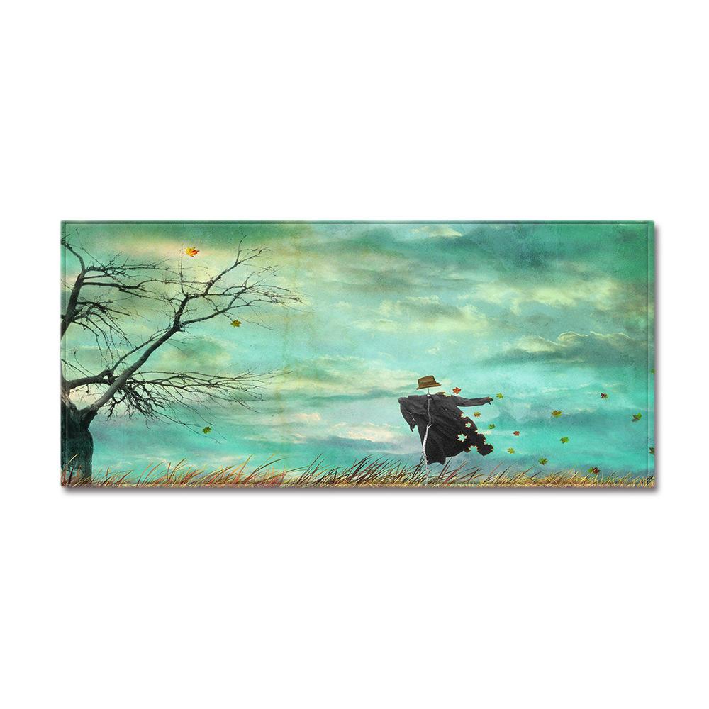 Landscape Toilet Absorbent Door Mat Bathroom Non-Slip Mat Bedroom Living Room Floor Mat Carpet
