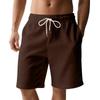 Pantaloncini Casual da Uomo con Coulisse in Vita e Tasche Vestibilità Rilassata Tessuto Leggero Morbido Design Elastico Comodo