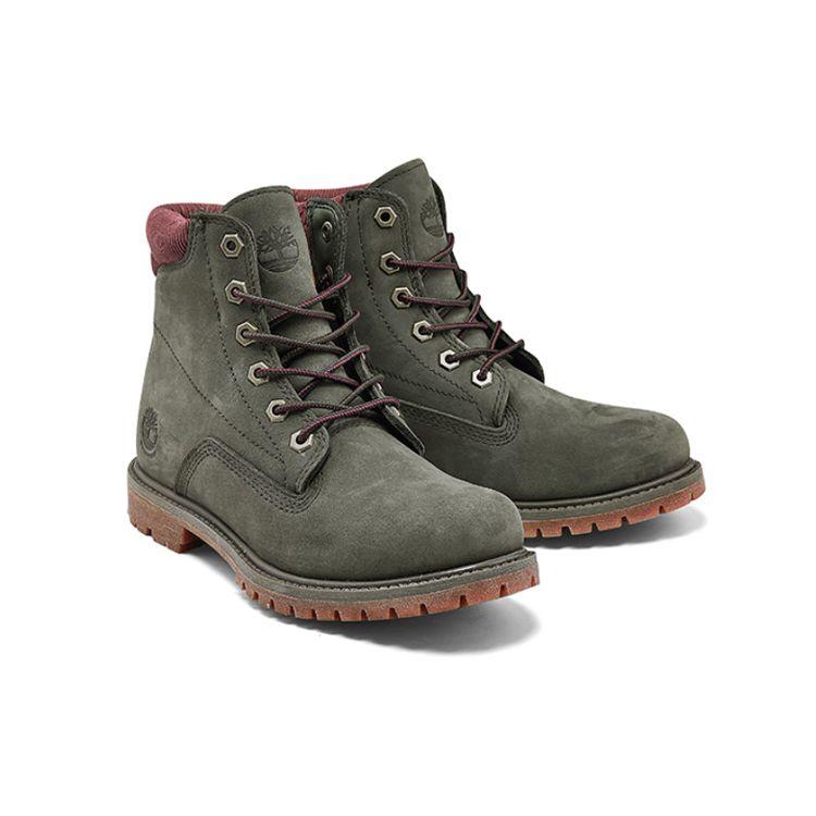 Timberland 6 Inch Outdoor Casual Work Boots Women boots Olive A2DWF