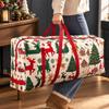 Cartoon Print Christmas Tree Storage Bag Large Capacity Christmas Ornament Storage Bag  Ornaments