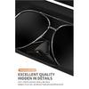 Universal Car Visor & Dashboard Sunglasses Holder, One-Hand Quick Clip, Scratch & Shockproof Eyewear Case Resistant Car Storage