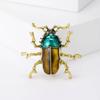 Rhinestone Bee Brooch for Women Unisex Pearl Beetle Pin Enamel Insect Lapel Pin Banquet Party Backpack Gifts Jewelry Accessories