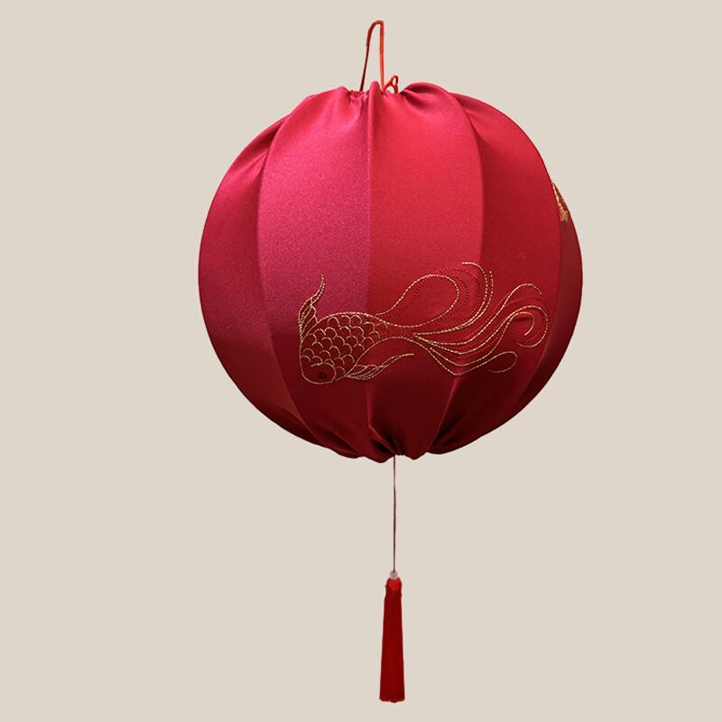 KODENOR Embroidered Red Lantern