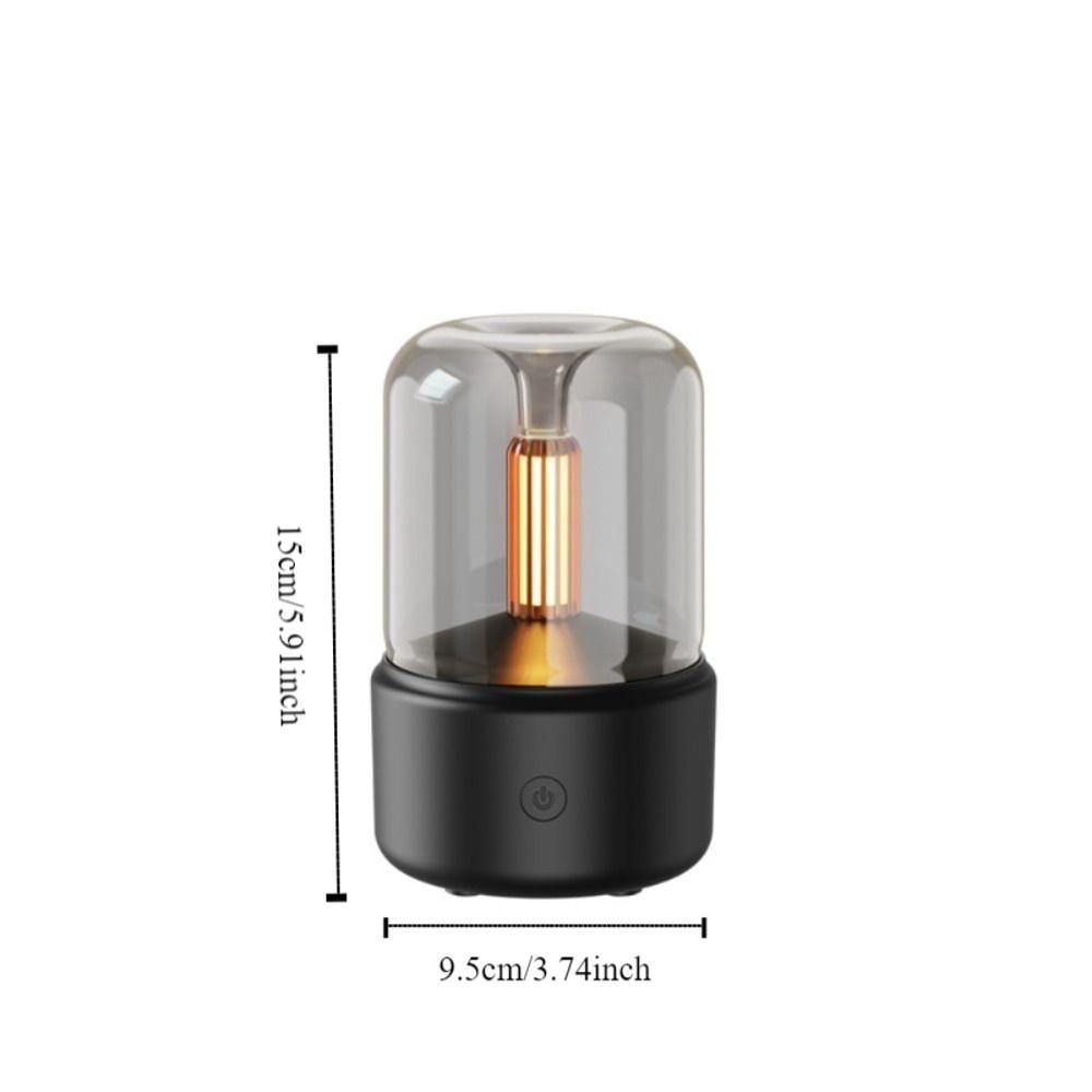 LED Cool Mist Humidifier Dry Boil Protection Aroma Diffuser Quiet Operation Mist Sprayer  Bedroom