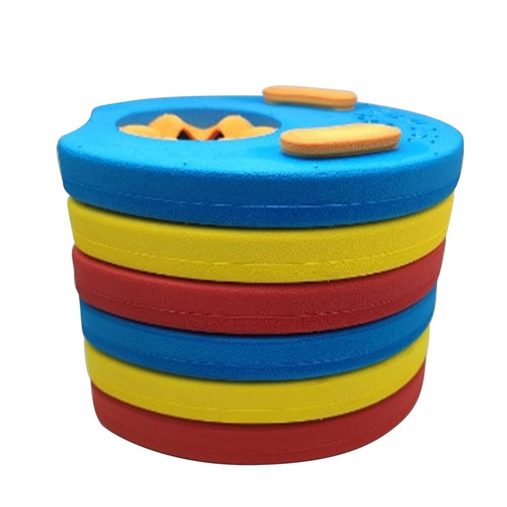 6pcs/Set EVA Swimming Arm Float Discs Children Swimming FloatinIng Flatable Pool Float Board Baby Swimming Exercises CircleRing