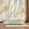 Gold-Plated Marble-Style Waterproof Wall Stickers for TV Backgrounds