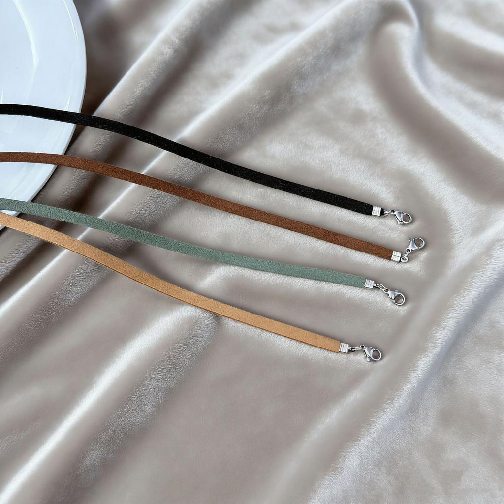 Simple Leather Choker Necklace For Girls Women Party Necklaces Fashion Trend Jewelry On The Neck Accessories Gift Wholesale