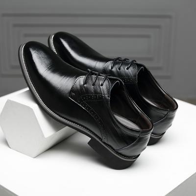 Classic Men Dress Shoes Pointed Toe Soft Bottom Business Casual  Formal Shoes Male Office Flats Wedding Party Oxfords Shoes
