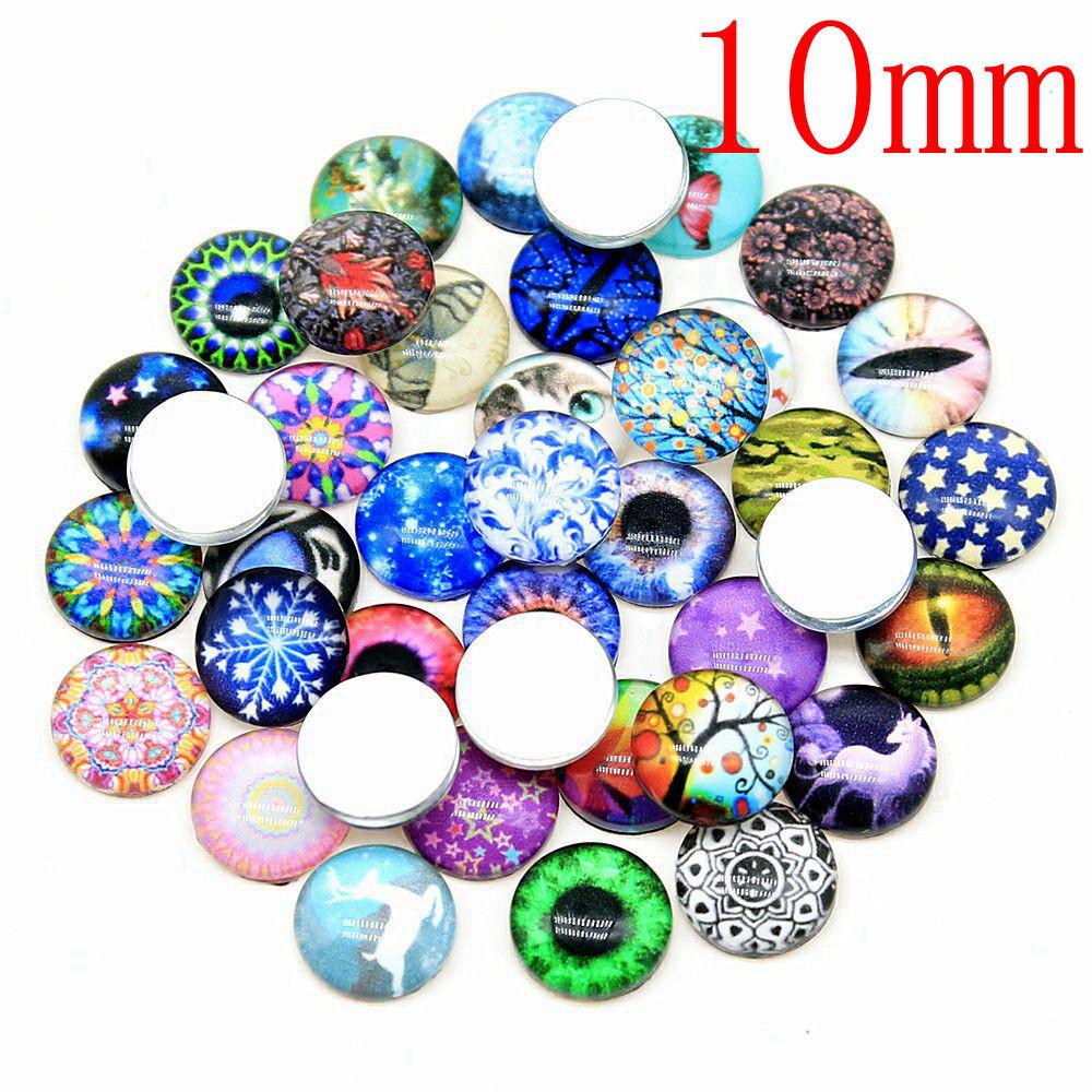 Flat Back Glass Cabochon Accessories Parts Male Jewelry Bulk Personalized Materials