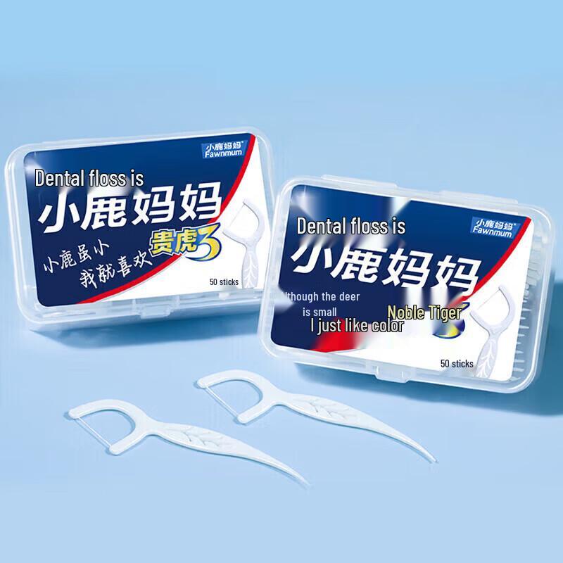 Deer Mother Guihu 3 Disposable Dental Floss Sticks - 10-Box Pack