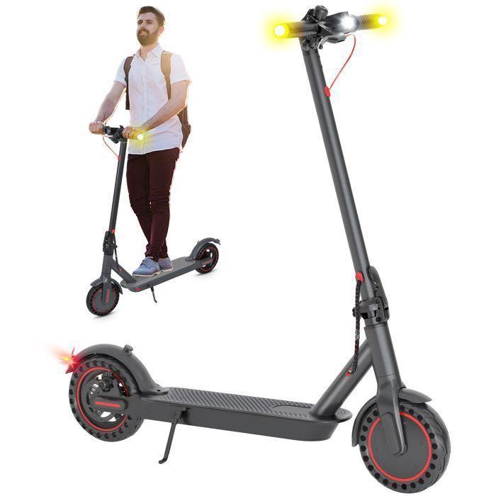 Elektryczna hulajnoga dla dorosłych - Składana - Migające światła - Zasięg 20-30km - 25km/h - Silnik 350W - Koła 8.5" - Ekran LED - Aplikacja - 10.4Ah