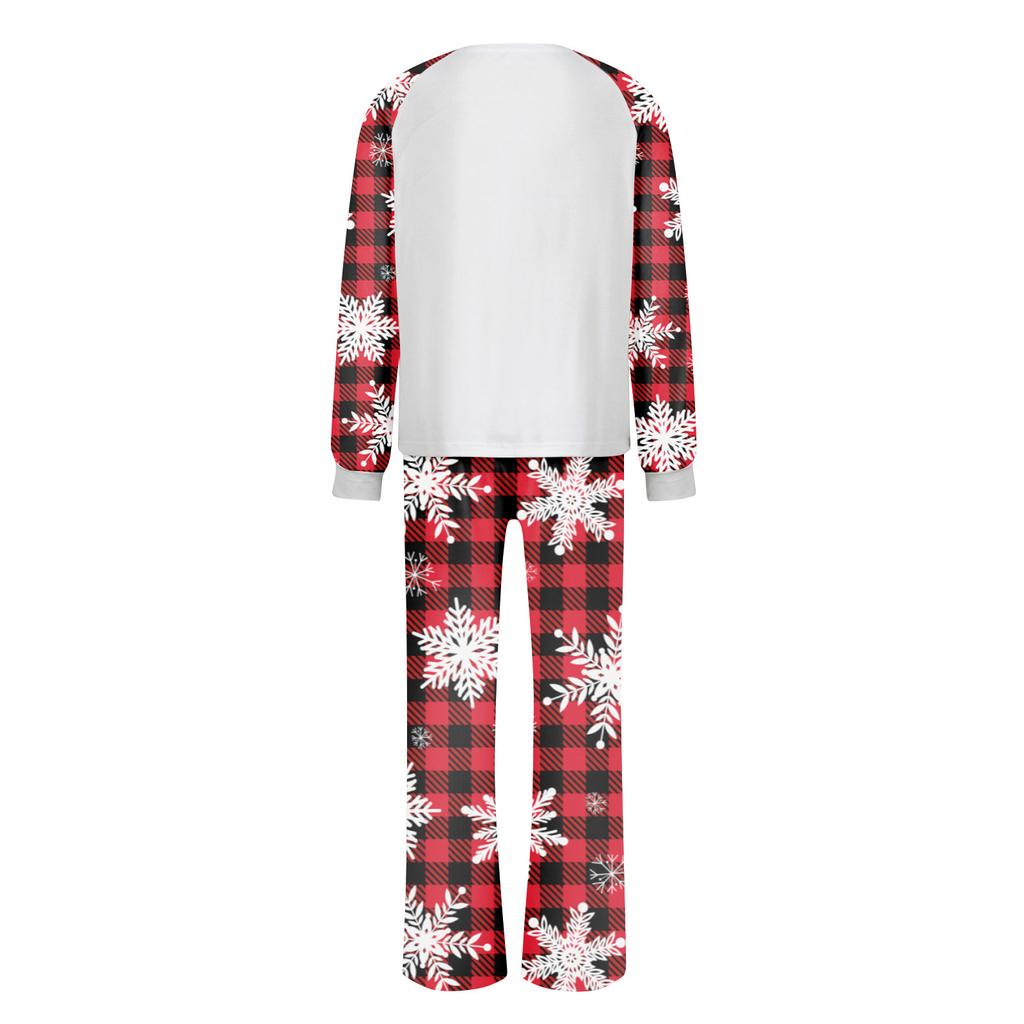 Christmas Prints Family Matching Long Sleeve Tops+Pants Set Family Matching Sets