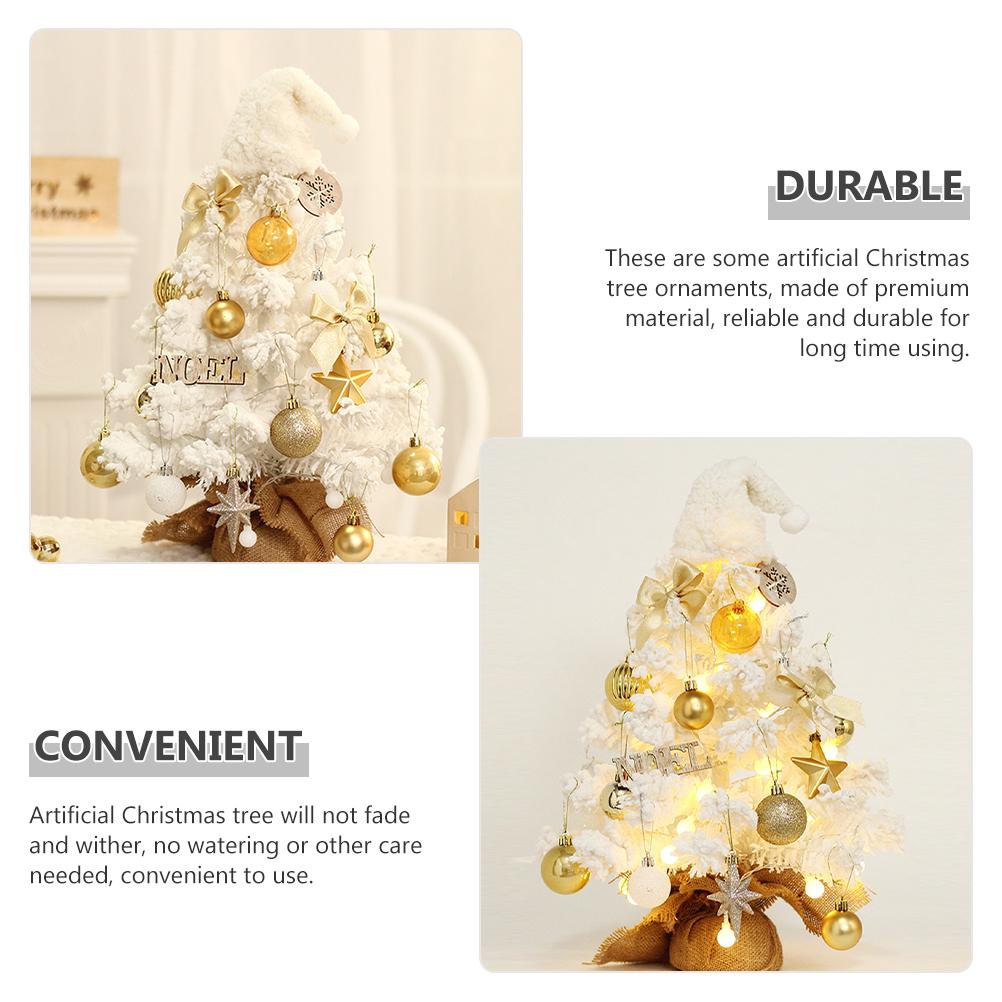 Mini Christmas Tree Trees Christmas Tree Artificial Miniture Decoration Xmas Top Tabletop Decorate