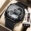 Multifunctional Men'S Watch Dual Display Electronic Watch Student