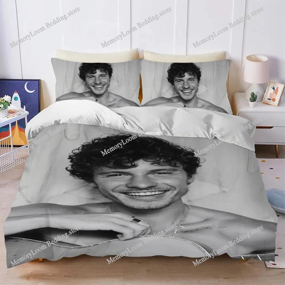 Singer S-Shawn M-Mendes Duvet Cover Set Home Style Bedding Soft Laundry Cotton Bed Four Seasons Student Dormitory Home Textile