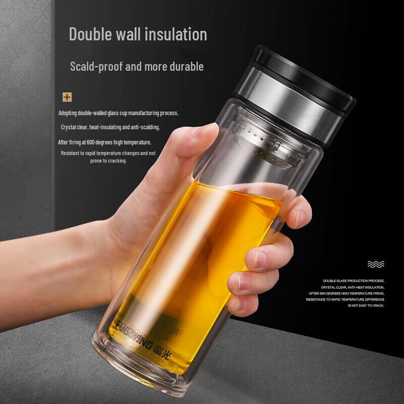 Fuguang Double Wall Glass Tumbler