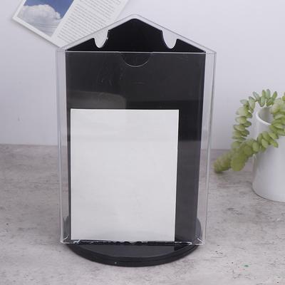 Acrylic Sign Holder Tabletop Restaurant Menu Holder Price Tag Display Stand Desktop Display Board Rotatable Sign Holder
