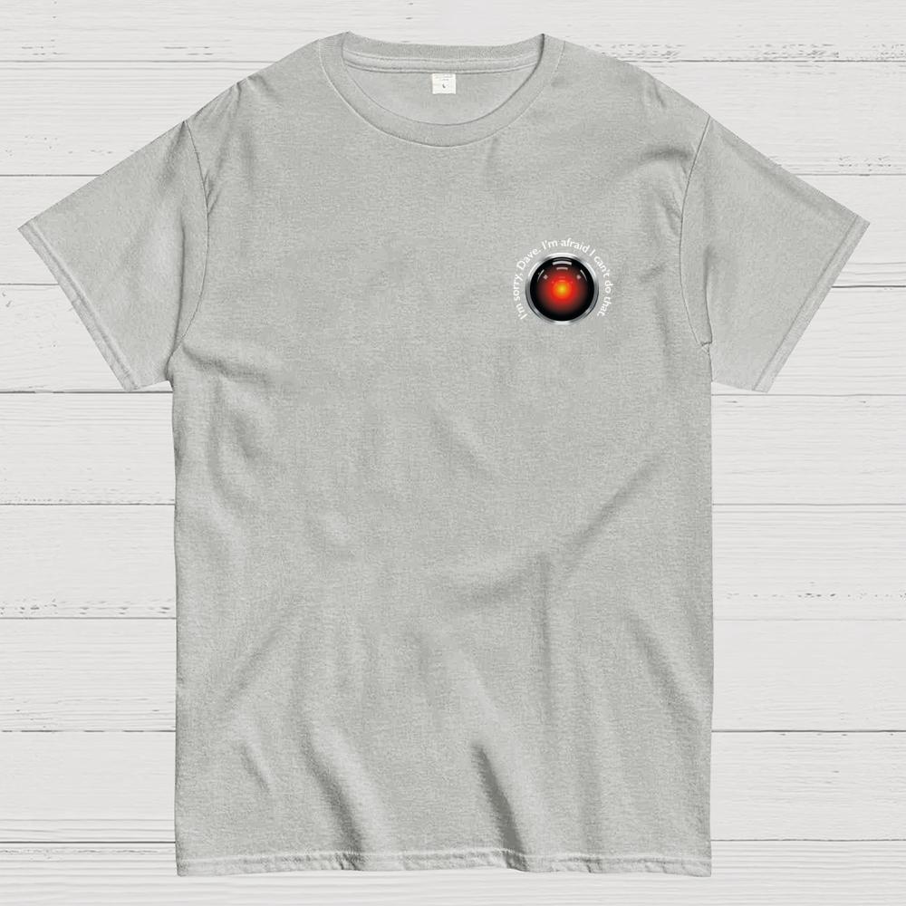 HAL Sorry Dave Quote Front And Back Printing Cotton Summer Casual Cool Loose T-Shirt