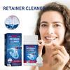 100PCS Denture Cleaning Tablets Removes Odor Oral Cleaning Retainer Cleaner for Aligner Mouth Night Guard