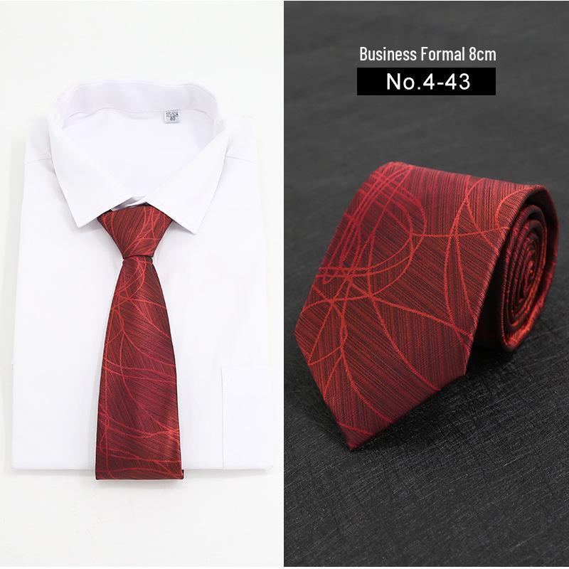 Men's Formal Business Casual Solid or Striped Tie