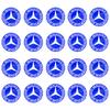 14mm Aluminum Car Remote Key Sticker Emblem Auto Accessories For Mercedes Benz AMG W205 W218 W177 W176 W169 A B C E S Class GLA PH8