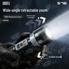 Rechargeable Tactical Zoom Flashlight
