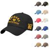 Men's And Women's Printed Washed Cotton Adjustable Sun Hats, Fun Hats