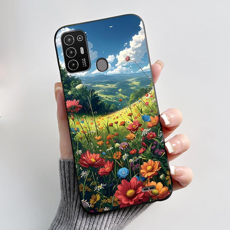 

For ZTE Blade A52 Case For ZTE BladeA52 Back Cover Silicone Soft Black TPU Luxury Dragon Cute Cool Boys Girls Bumper Phone Shell ZTE Blade A52