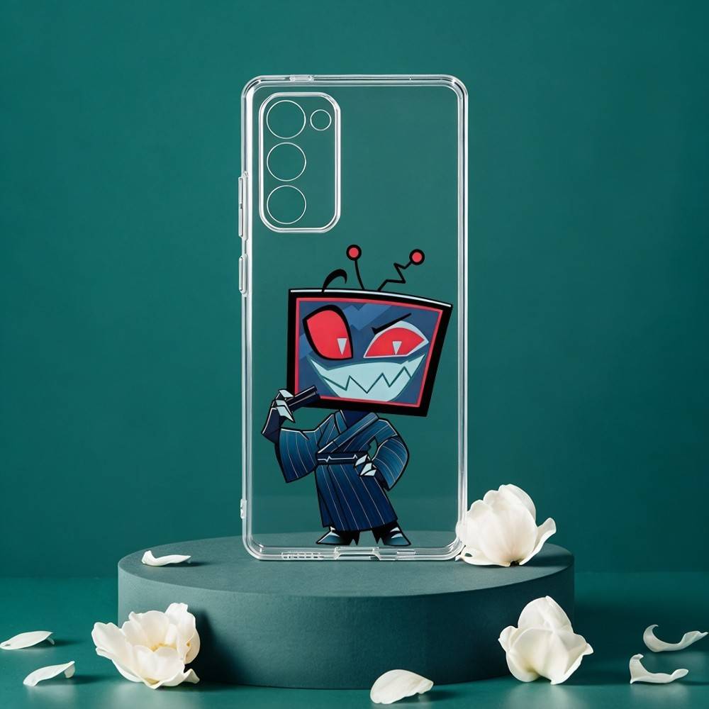 H-Hazbin H-Hotel Vox Phone Case For Samsung Galaxy S24 S25 S23 S22 S21 Plus S24 S25 Transparent Cover Case Samsung S24