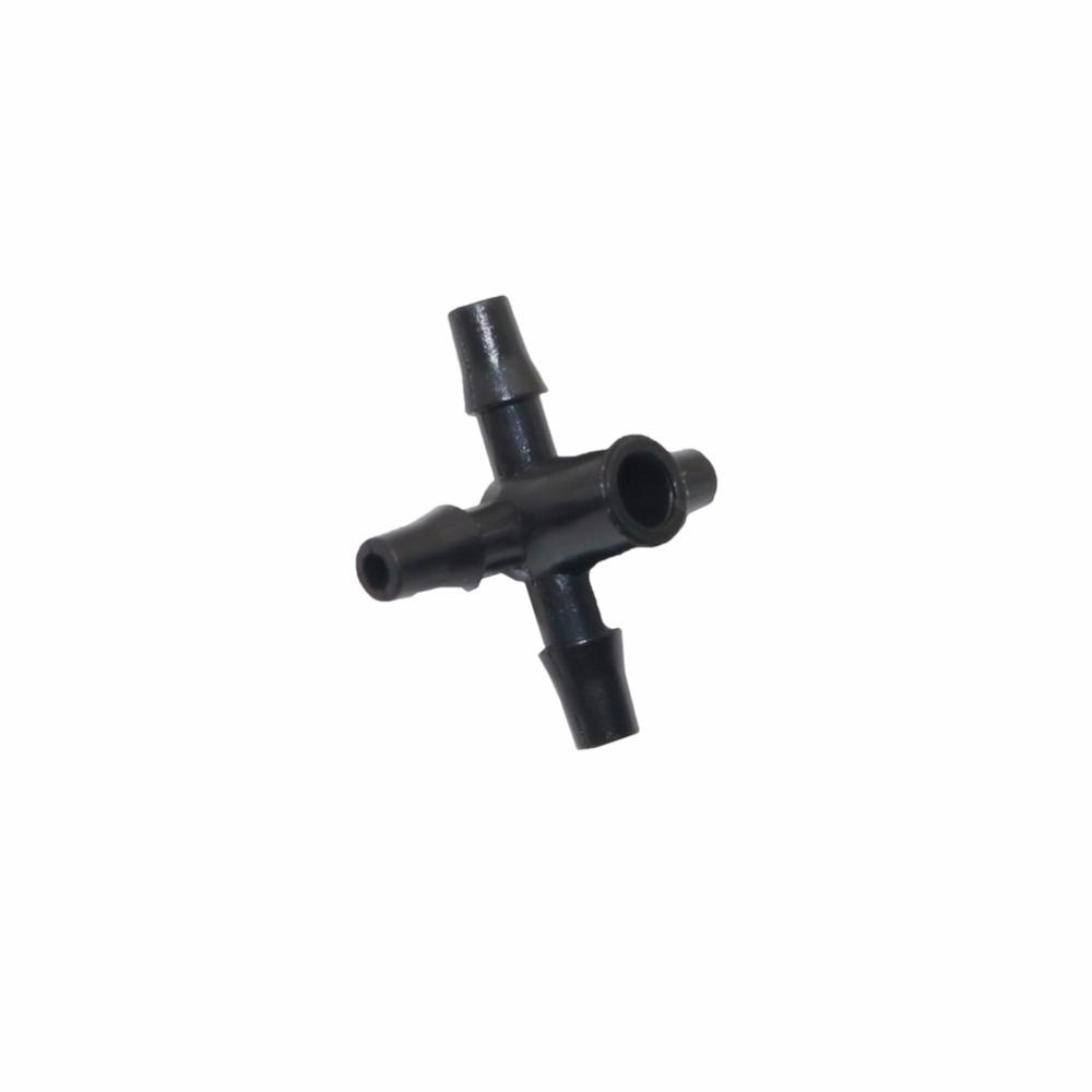 50 pcs Five-way hose Splitters Interfaces With Multiple Joint Cross-connector Garden Hose Nozzle Connection Garden Hose Fittings