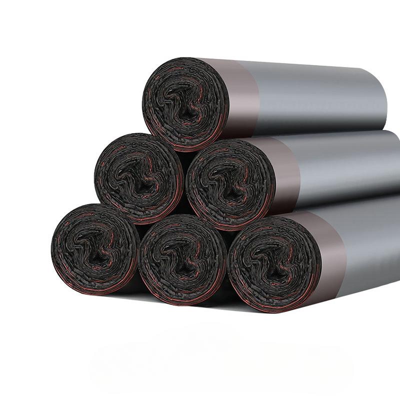 Garbage Bag Drawstring Household Thick Portable with Handle To Lift Plastic Bags for Office Use