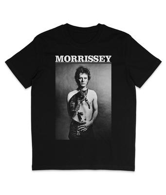 Morrissey - Paul Morrissey - White Text - Organic T-Shirt - The Smiths - Warhol